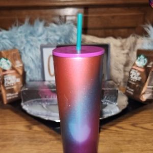 Starbucks Spring 2022 Rainbow Ombre Glitter SS Venti Tumbler ~ NWT